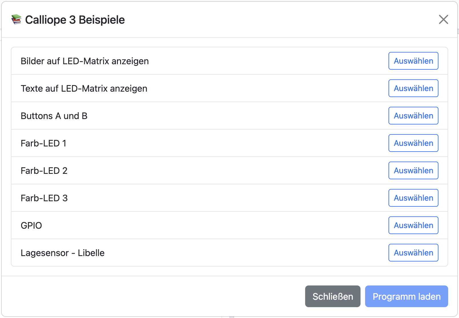 Calliope Beispiel